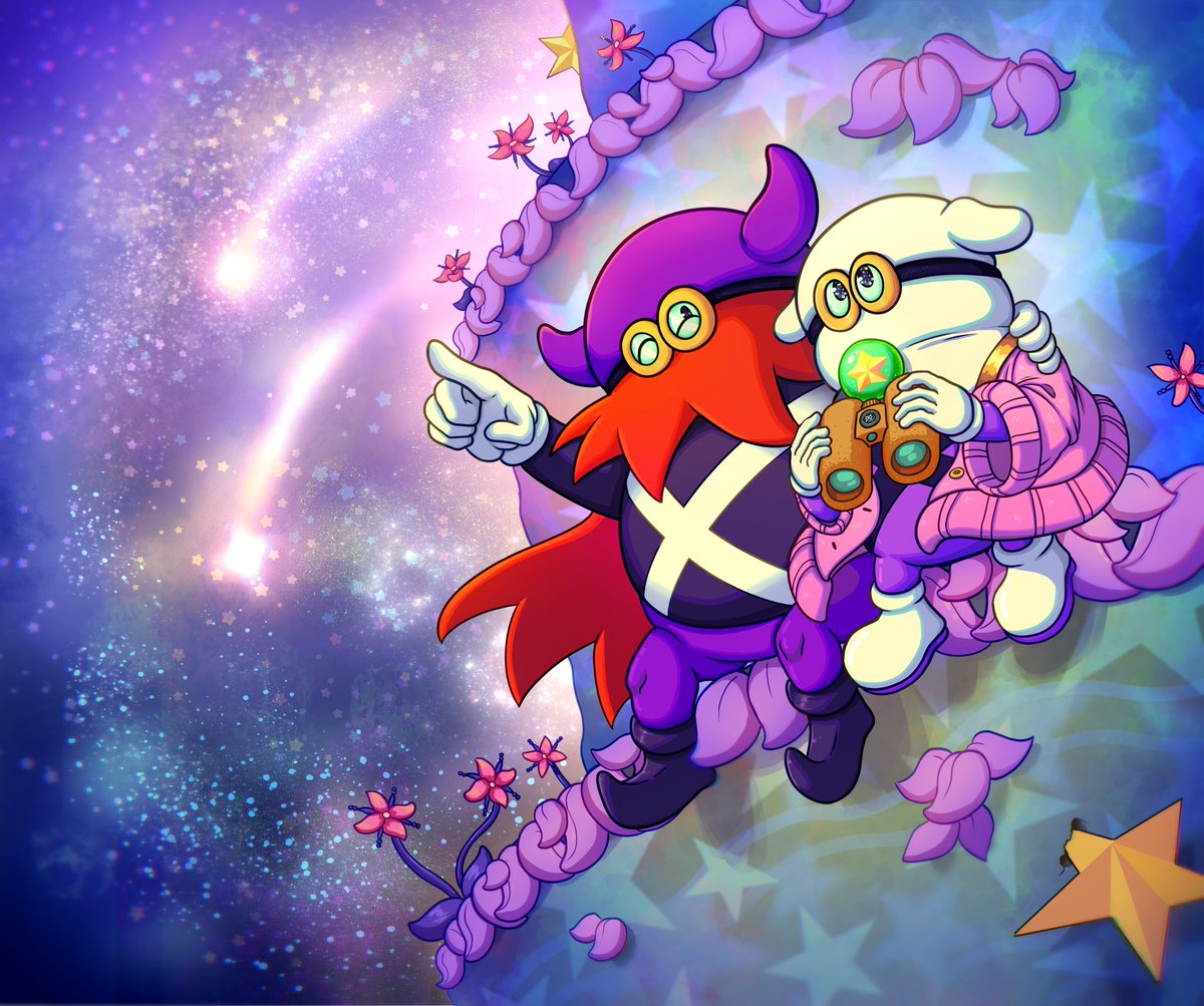 StarshipXNaut's tweet photo. Making a wish with Lord Crump at the Shooting Star Summit ⭐#papermario https://t.co/53sfIGf0IT
