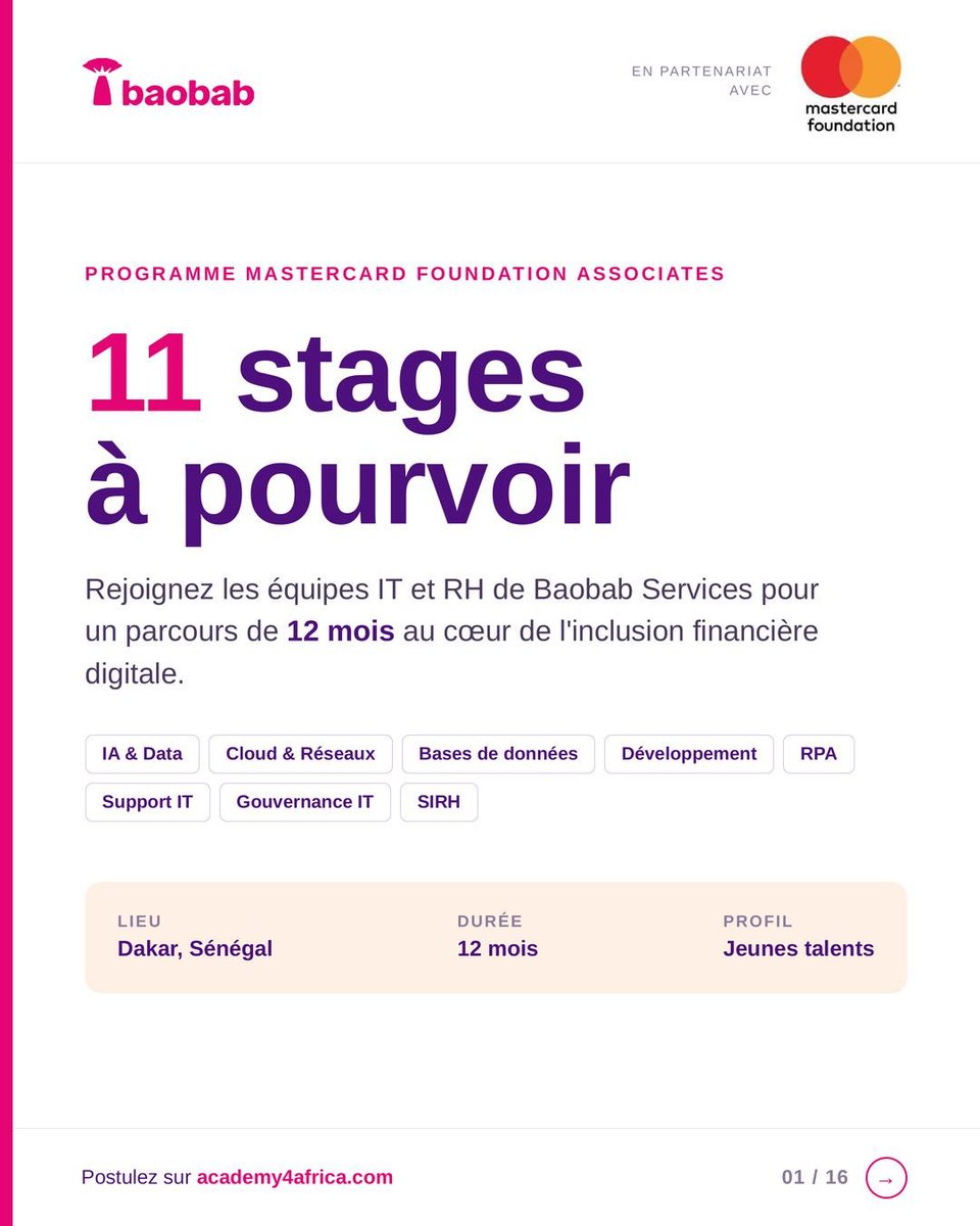 tonux_samb's tweet photo. Boabab recrute des stagiaires 
https://t.co/ZGJZMk6fVc https://t.co/cjroSe4Fmg