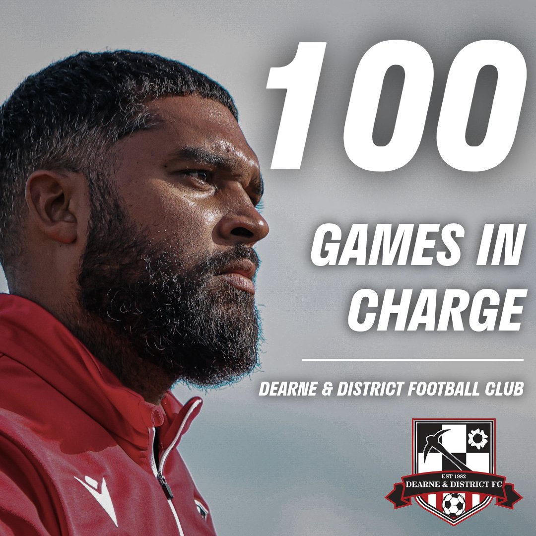 DearneDistrict's tweet photo. CONGRATULATIONS | ZEPH THOMAS
Everyone at the club would like to congratulate Zeph Thomas on achieving over 100 competitive games in charge.
It's been but some spell so far! π
His current win % is 69.8%.
Here's to many more @zephthomas! VAMOS!
#wadadaw https://t.co/aR9BlzS9TJ