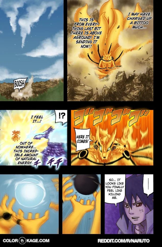 shingxn's tweet photo. @JaAs1164232 @EsMob11 @Rinku_Hosoi @sovren_kaze @Tim1558Timothy If you think Naruto used just “rasenshuriken” just shows you’re being disingenuous. Kurama gather all of the nature energy that was available in the area that it even surprised sasuke nd this is also naruto’s strongest justu https://t.co/VtQxdHxaEC