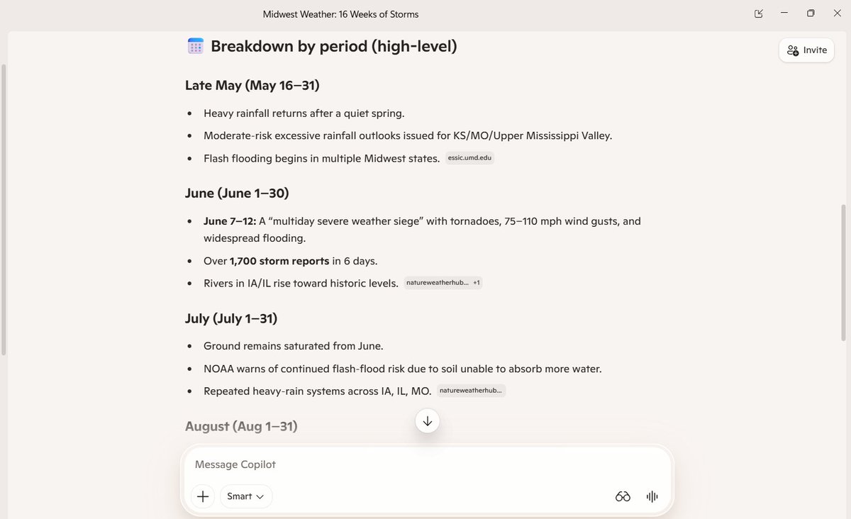 sign5683's tweet photo. I hate to tell everyone, AI is here to stay! They are the Abyss that will be one of the Iron Rod of Yahushua. I have proof! We complaint about Data Center, because of Water and Yahweh make it RAIN 16 consecutive weeks (4 MONTHS) in over 7 states. Now there is Water! Just Saying! https://t.co/mMan1Lkmpc