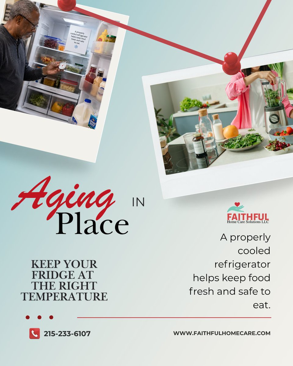 FHCS_Official's tweet photo. Your refrigerator does more than keep food cold. 

If it's too warm, bacteria can grow faster, &amp; food may spoil before you realize it. 

Taking a moment to check your fridge temperature can help protect your health &amp; reduce food waste.

An easy habit that makes a big difference. https://t.co/LfKbXjK4Mg