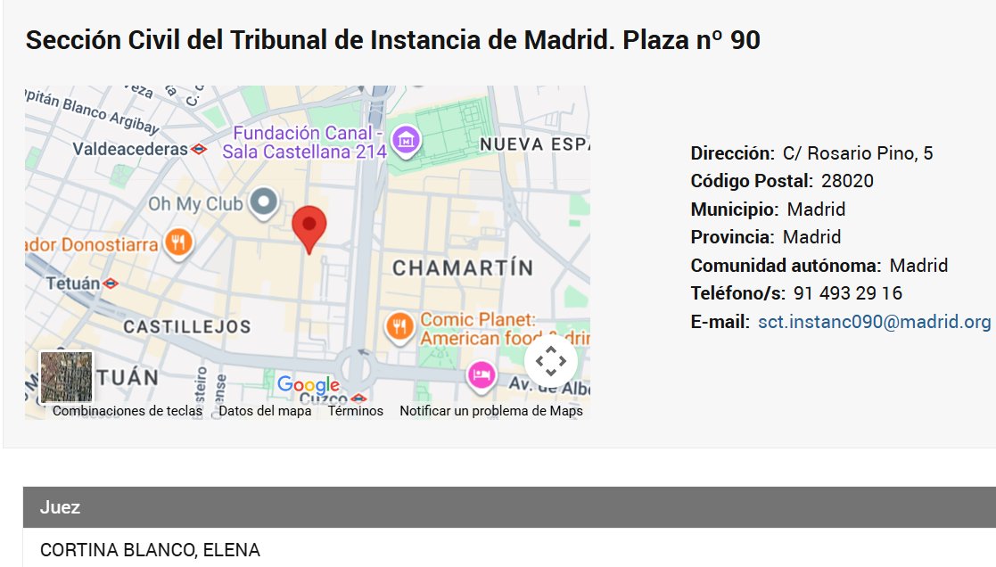 carlossmato's tweet photo. La jueza Elena Cortina Blanco podría haber aplazado el desahucio de Mari Carmen por circunstancias humanitarias o por la solicitud de suspensión del Comité de Derechos Económicos, Sociales y Culturales de la ONU.
Puso por delante a Urbagestión.
Dormirá a pierna suelta https://t.co/dcn5CocffJ