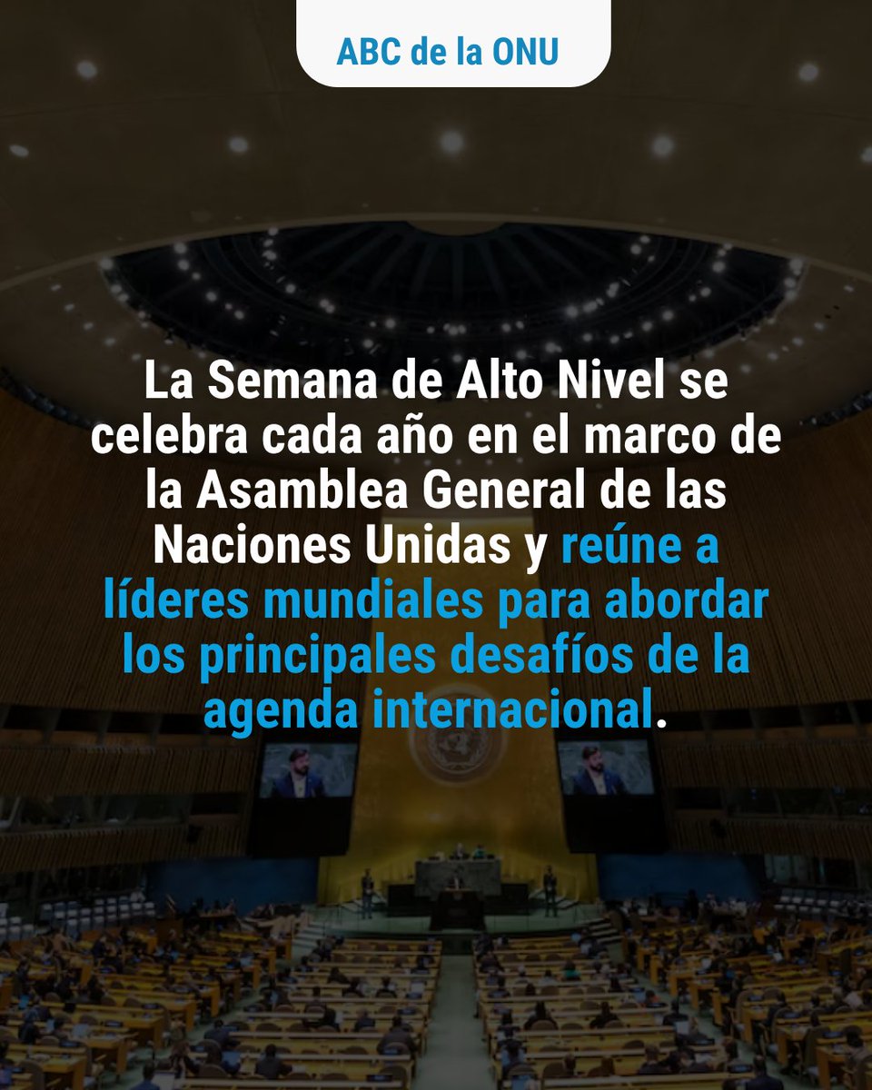 ONUPeru's tweet photo. 🌎 Esta semana, líderes de todo el mundo se reúnen en la sede de la ONU para dialogar sobre los principales desafíos globales y buscar soluciones comunes para avanzar en la paz, el desarrollo sostenible y los derechos humanos.

Sigue la transmisión aquí: https://t.co/V2SKm3YozK https://t.co/WPwgm7yHz7