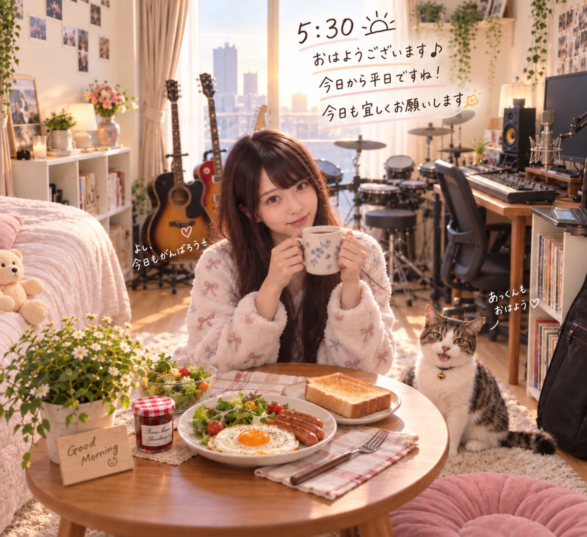 yoshieguitar's tweet photo. おはようございます♪
今日も宜しくお願いします💫 https://t.co/crLxK7JZEf