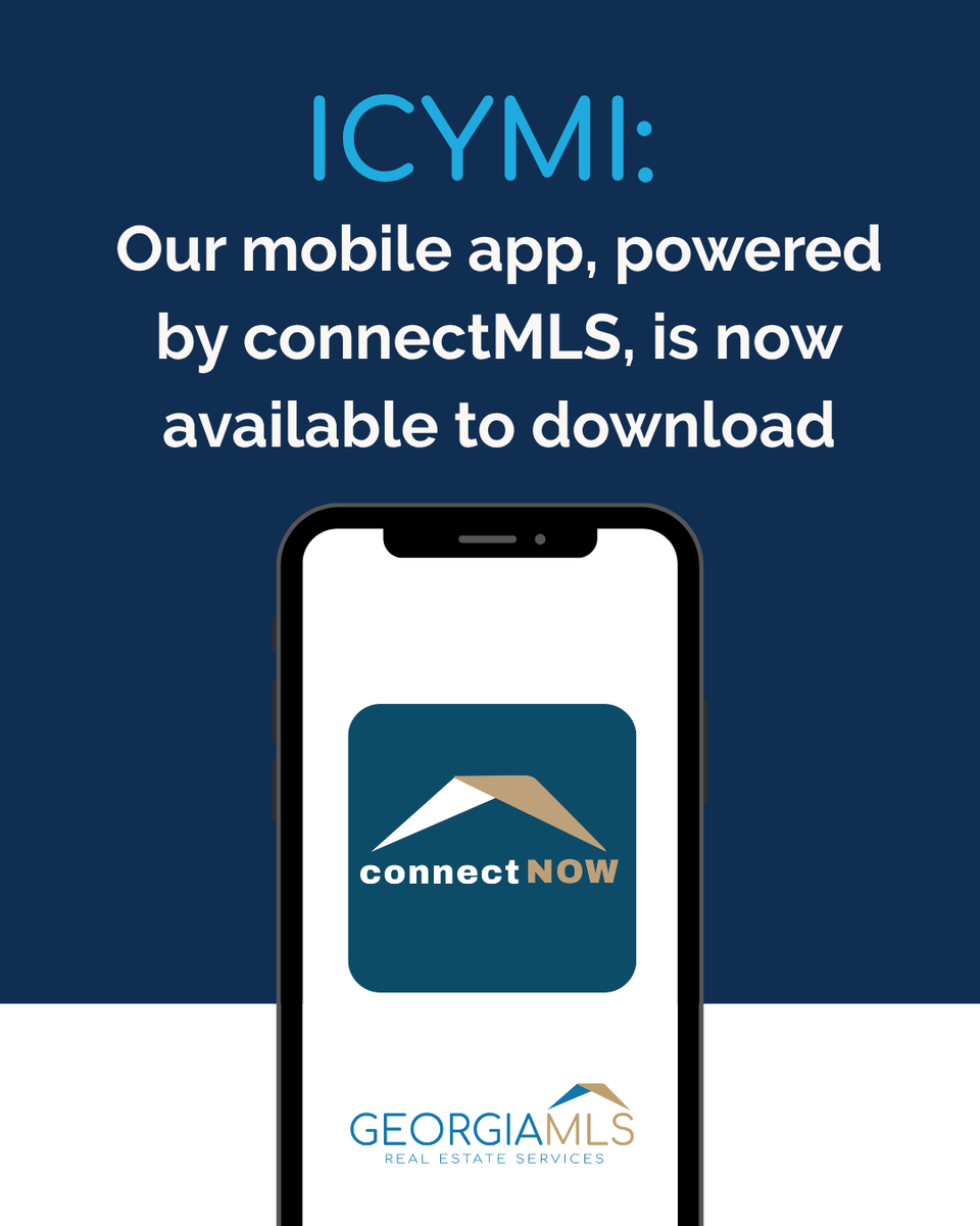 gamls's tweet photo. ICYMI – we have a mobile app! GAMLS connectNOW lets you take connectMLSon the go. Reply to this thread if connectNOW has made your day-to-day easier!

Learn more about connectNOW and download today: https://t.co/2cspJBXA8c https://t.co/MPKJIVQ8QY
