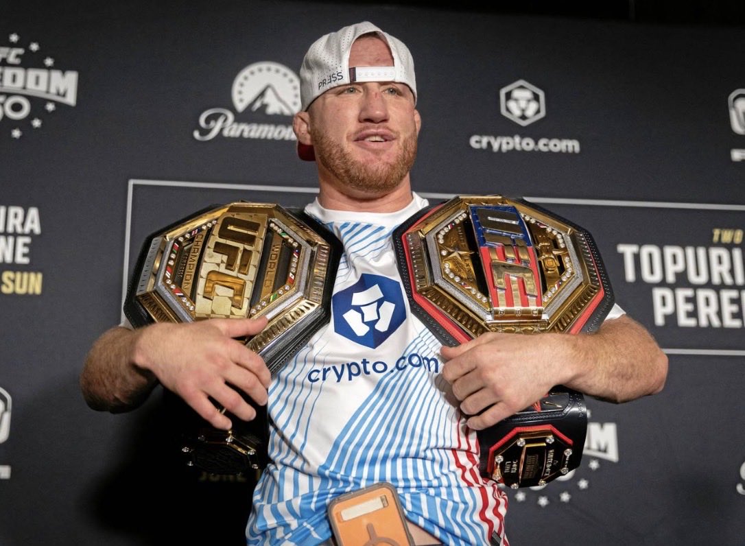 TheUFCtakes's tweet photo. 🚨Justin Gaethje might retire. 

Justin just said that he doesn’t need to fight anymore🤝

#UFC #MMAtwitter #JustinGaethje https://t.co/oItMXXiNrd