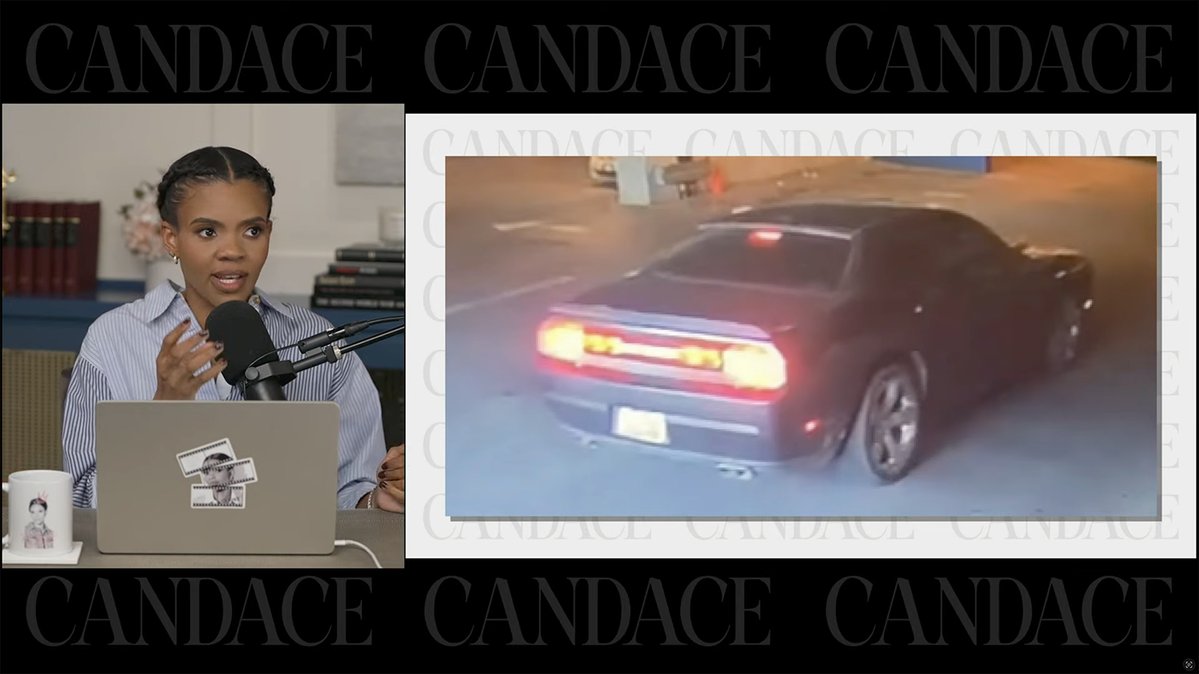 gherebean's tweet photo. Today @RealCandaceO dropped a higher quality photo of Tyler Robinson's car in the parking garage. If the photo is accurate, that was not Tyler Robinson's car.  Completely different exhaust system. Tow footage courtesy of Fox News.
https://t.co/1PROzCLUs2 https://t.co/XE51utEPWL