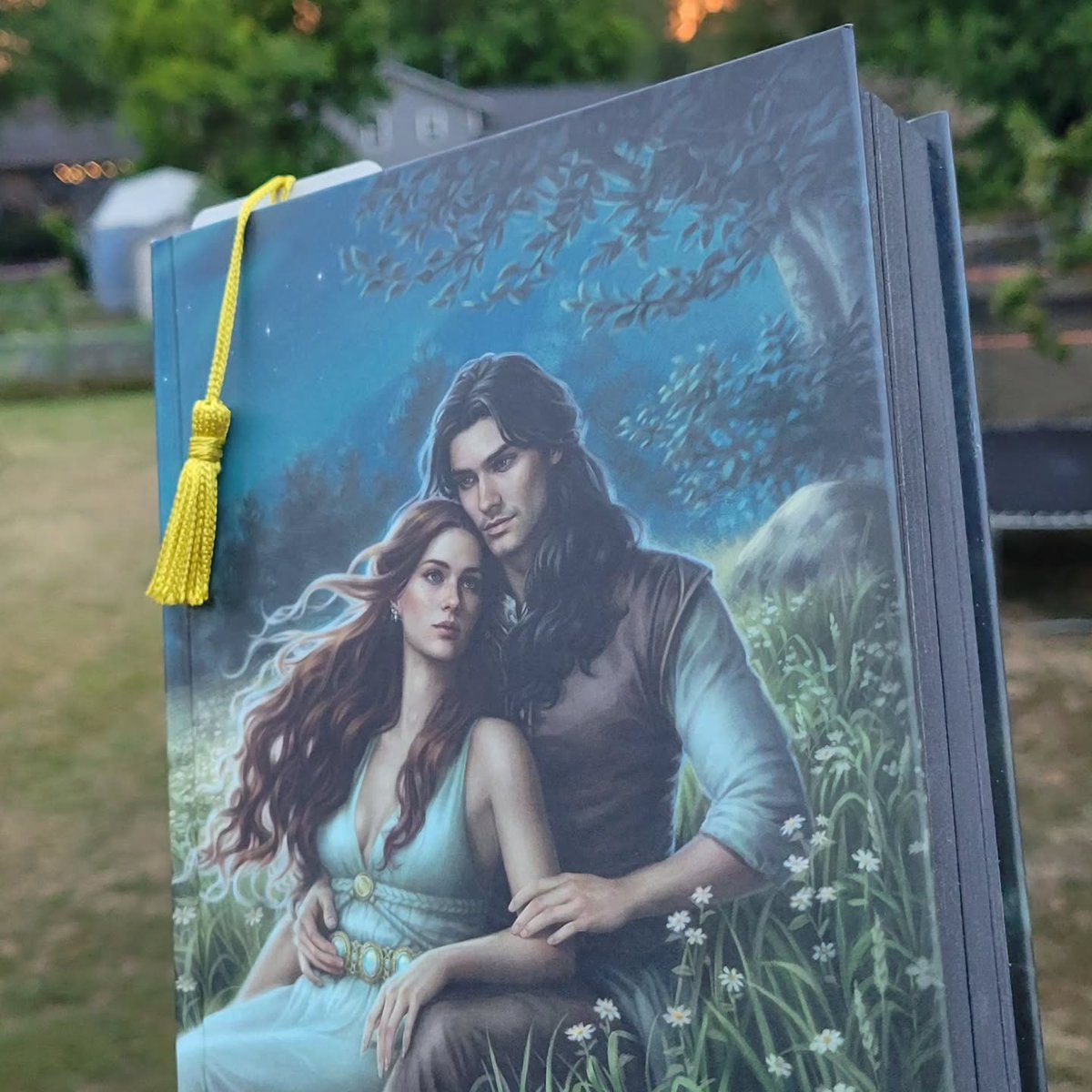 CARLOSARMANDOF9's tweet photo. Removing the dust jacket revealed a stunning naked hardback cover. Currently reading Wild Reverence by Rebecca Ross, and 100 pages in, I’m already captivated. Excited to see where the next 400 pages take me. https://t.co/g2mzjUYlX1