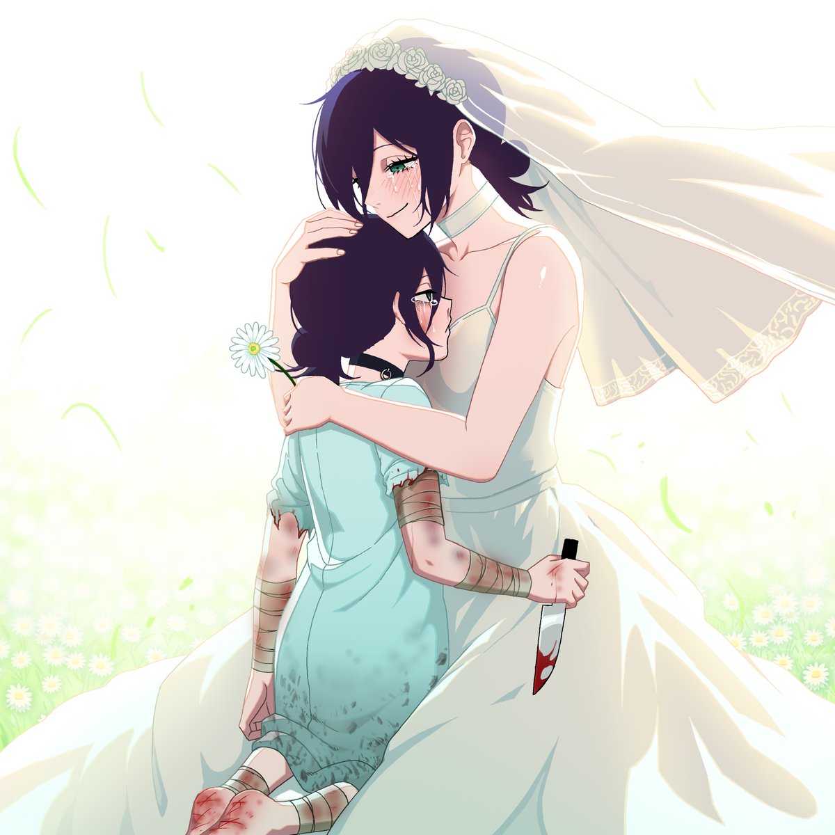 rezelover25's tweet photo. Damn it. Why do I cry every time I draw Reze as a child? I just want all the children in the world to be happy. https://t.co/qFyxGj4xsT