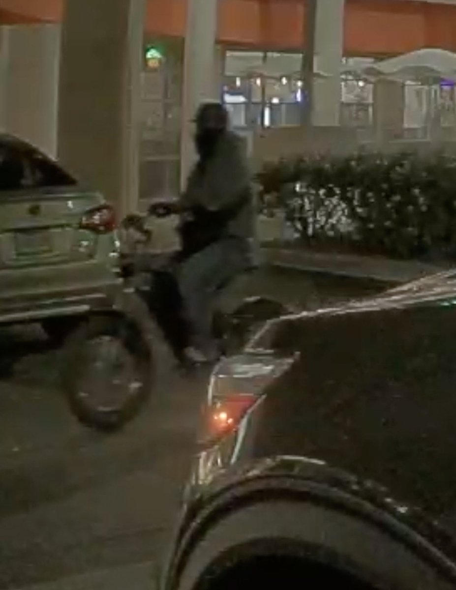 LVMPD's tweet photo. We need your help identifying the individual pictured below. This individual is the suspect who shot an off-duty LVMPD corrections officer on September 21, 2026, near Cheyenne & Tenaya.

If you have any info regarding this incident please contact detectives at 702-828-7815. To remain anonymous, contact @CrimeStoppersNV.