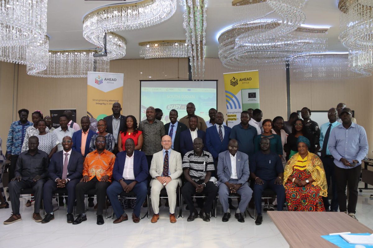 ehorn_'s tweet photo. The South Sudan Country Forum 2026 brought stakeholders together in Juba to take stock of progress since the 2024 Forum, assess electoral preparedness, identify outstanding gaps &amp; risks, and agree on practical actions ahead of the December 2026 General Elections  #EyesOnElections https://t.co/6iwpgINh13