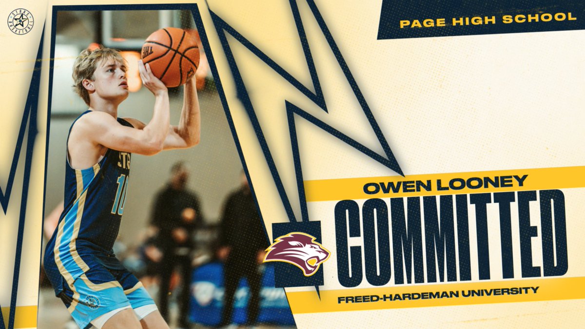 StarsNash_MBB's tweet photo. Congratulations to 2027 STARS Athlete Owen Looney (@O_looney1) who recently announced his commitment to Freed-Hardeman University (@FHULionsBball)!

The Page High School (@wcsPHShoops) senior guard will look to lead his team deep into the post-season this year. https://t.co/sRthjUlSUN