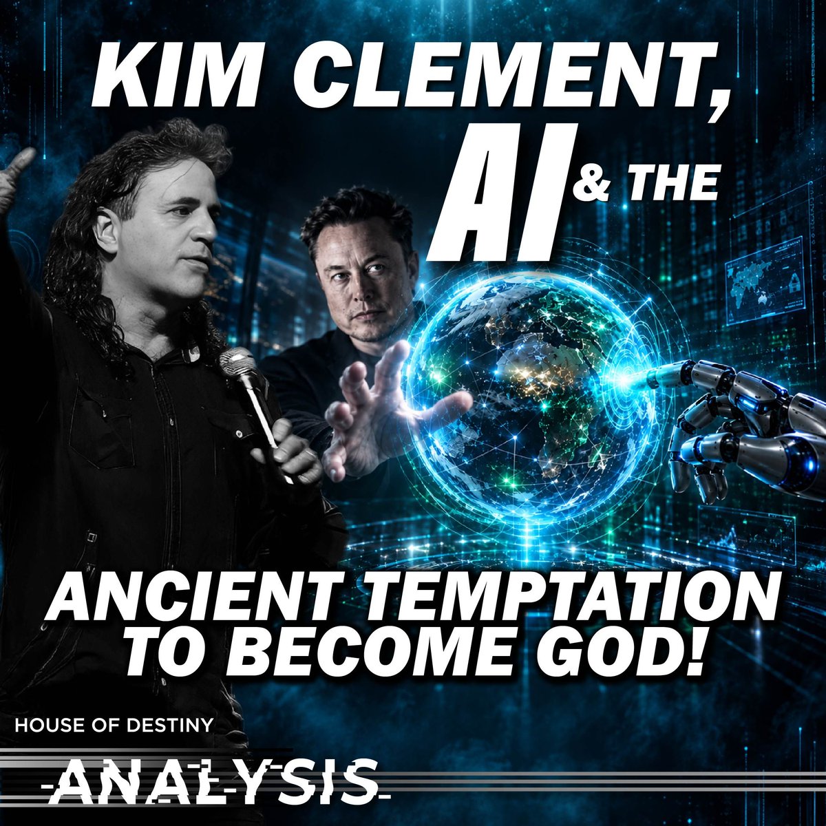 HOD_online's tweet photo. AI can imitate your voice—but can it reproduce your calling or the image of God?
Watch Kim Clement’s prophecy and the AI race to redefine humanity: https://t.co/6CPf2aZ2UJ
#AI #KimClement #Analysis https://t.co/e7nDpYJwbG