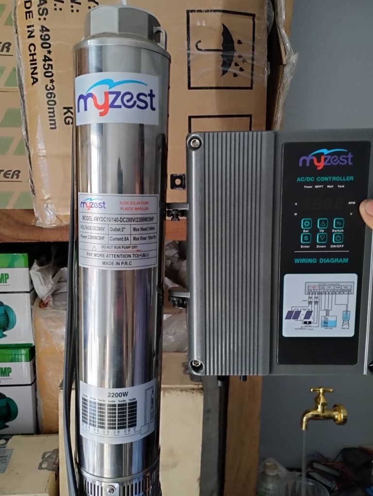Christiantv8fj's tweet photo. Solar Water Pumps now available in different sizes - 1HP, 1.5HP, 2HP, 3HP &amp; more.
No fuel, No NEPA bill. Pumps directly from sun.
Ideal for farms, boreholes &amp; homes.
Stock available | Nationwide delivery.
DM for price. WHASAPP +2347043875490 https://t.co/xfIFBhofKo