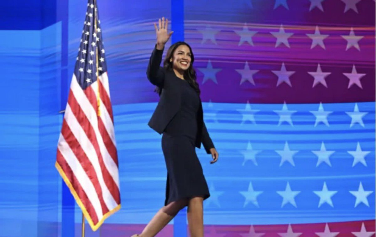 Real_JFK_Jr47's tweet photo. AOC Says She May Leave Public Office
Entirely if She Loses in 2028. Do You Want To See This Happen? https://t.co/loLdwcCzLS