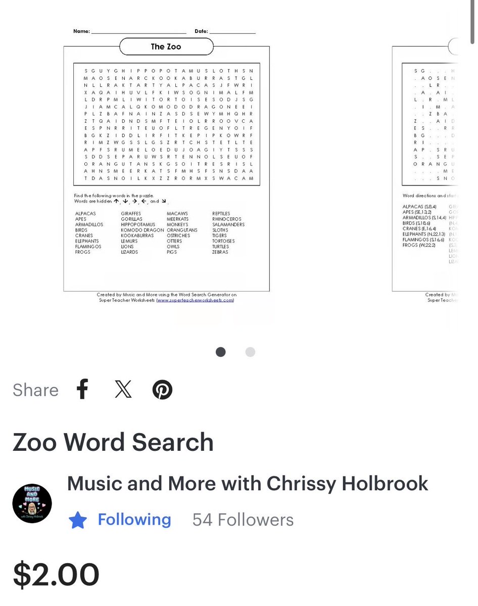 MusicWithCHol's tweet photo. https://t.co/QH9hWPSTdt
#teachers
#teachersofinstagram
#teachersfollowteachers
#teacherspayteachers
#teacherstuff
#teachershare
#musicteacher
#classroom
#teachingresources #musicteachers
#wordsearch #wordsearchpuzzle
#readingteachers
#languagearts
#musicteachersofinstagram https://t.co/eKOkgZ3Y8T