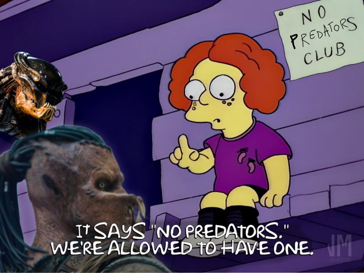 jon_mcbrine's tweet photo. Yautja can be so cruel https://t.co/WggVgeOvcD