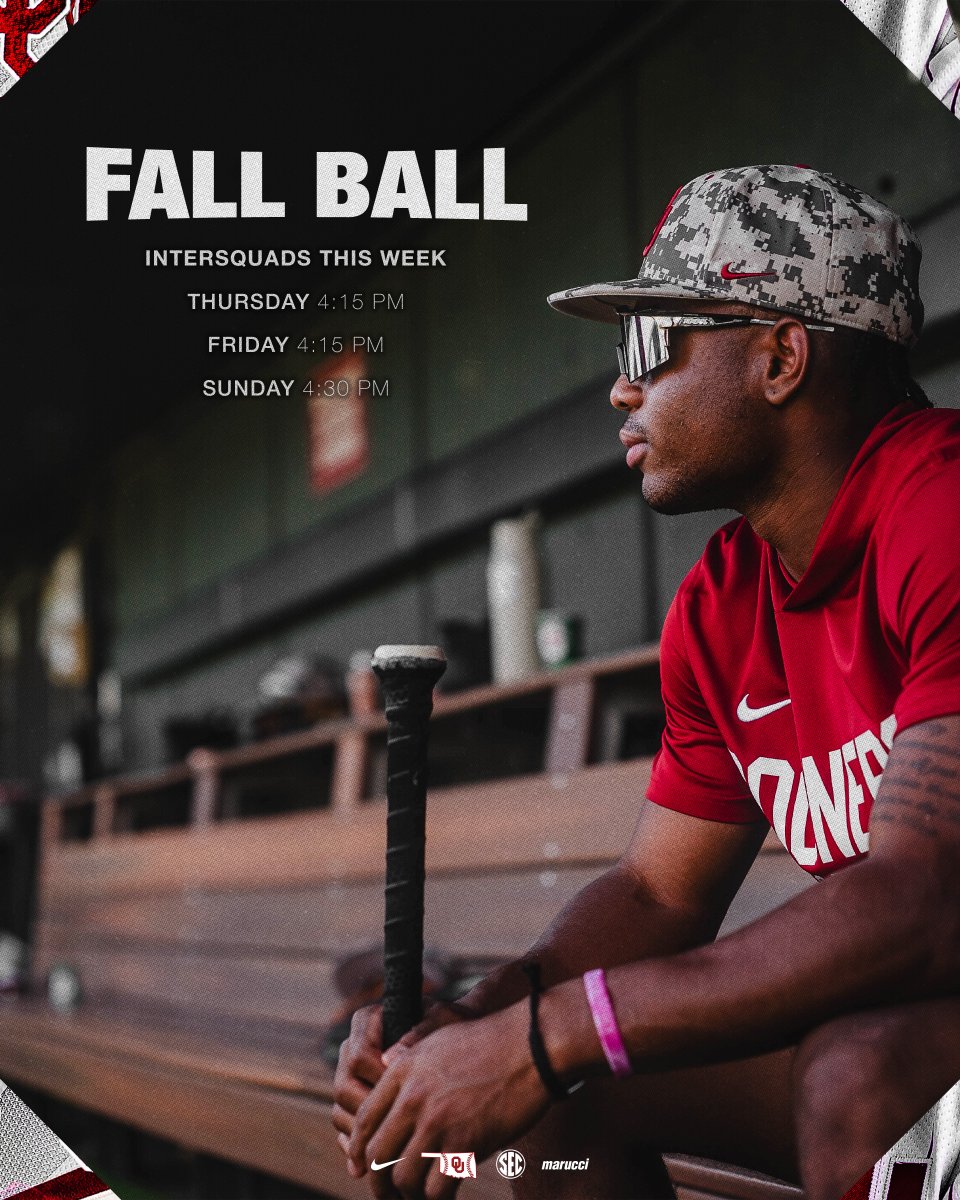 OU_Baseball's tweet photo. more squads open to the public this week 🗓️ https://t.co/ZQXSOeBdkw