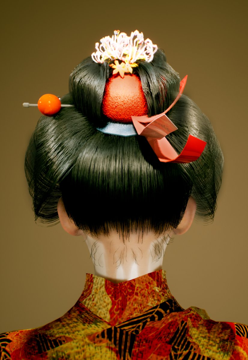 3333mimic_33's tweet photo. I created a traditional Asian hairstyle! 🎎✨

Made for MetaHuman, with customizable hair colors in Unreal Engine 🎨💖
It also comes with rigging...⚙️

30% OFF on CGTrader! Dont miss it😉
#FAB #UE5 #gamedev #xgen #modeling https://t.co/lLjCtjsvwQ