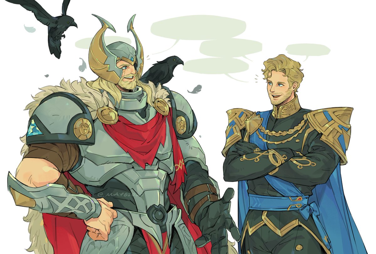 MAYGI0w0's tweet photo. ✦Two Kings #thorquill #MarvelRivalsㅤ https://t.co/CtMJ4REI4Z
