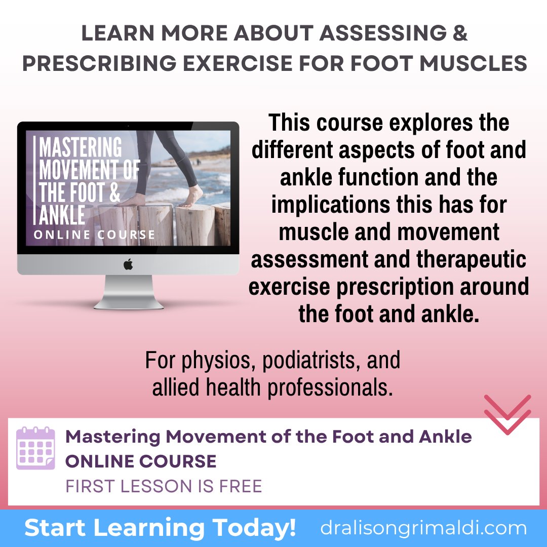 alisongrimaldi's tweet photo. Does hallux valgus impair standing balance?👣
Research suggests foot pain, mobility and muscle capacity may be more important than deformity alone. Maintaining foot muscle strength could help support balance &amp; function.
Singup to our online course formore!
https://t.co/0SXoObIagB https://t.co/DVD77cHV5R
