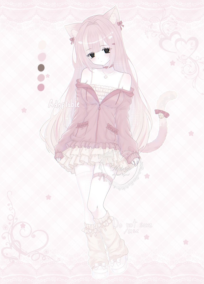 niikoreji's tweet photo. ♡⁠ Strawberry and Vanilla Milkshake adopt 🍓

$70 available on my VGen including commercial usage

#adopt #adoptable #VGen https://t.co/x7iqepCNho