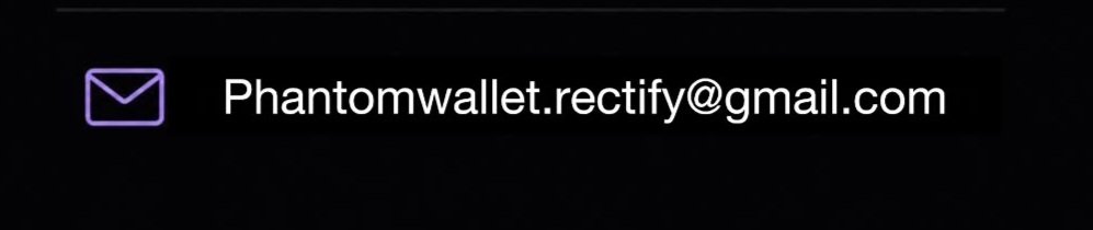 FloineFoxstead's tweet photo. @johnjordy79 Write to support team for assistance at ( Phantomwallet.rectify@gmail.com ) They will fix and restore the issue affecting your tokens balance immediately https://t.co/jABm1TMs1j