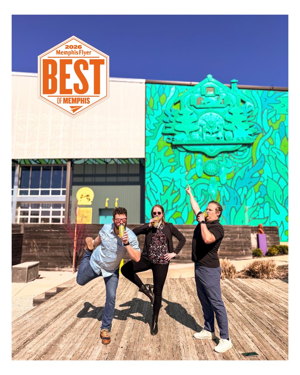 wiseacrebrew's tweet photo. THANK YOU MEMPHIS! 🎉 

We are excited to announce that WISEACRE has been voted Memphis Flyer's “Best Local Brewery!" Thank you to everyone who voted and of course to those who work behind the scenes every day to make WISEACRE so great.

Cheers to another great year! 🍻 https://t.co/k6EH4OSMbn