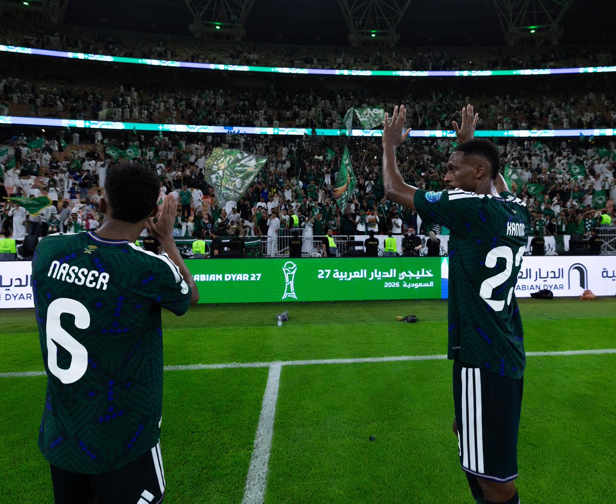 SaudiNT's tweet photo. في يوم الوطن 💚
شكرًا جمهور الوطن 🇸🇦👏 https://t.co/IZBIhAWNok