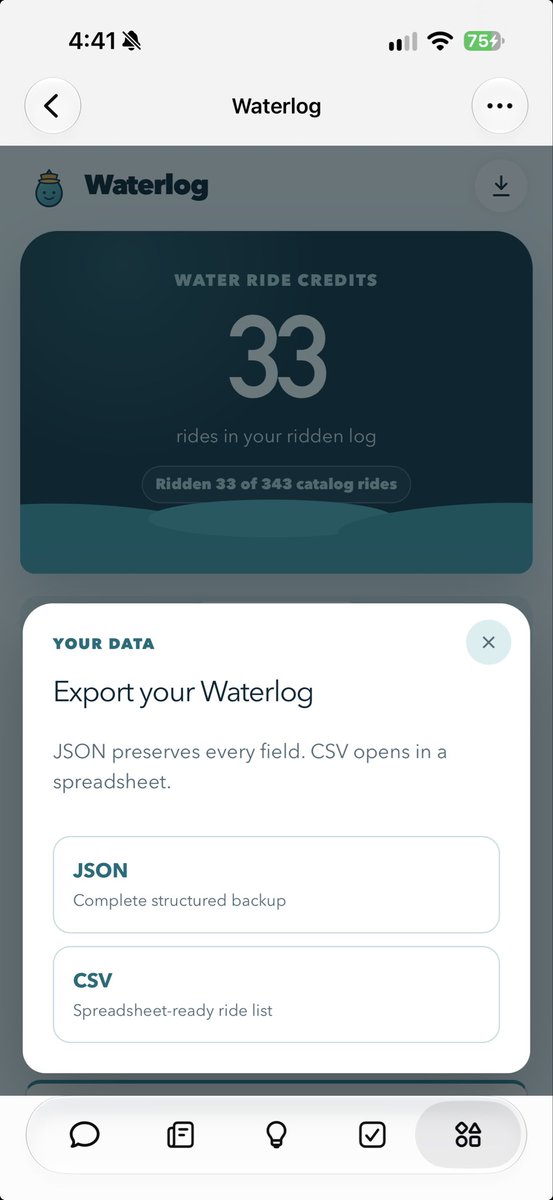 Muse builds a water-park ride credit tracker