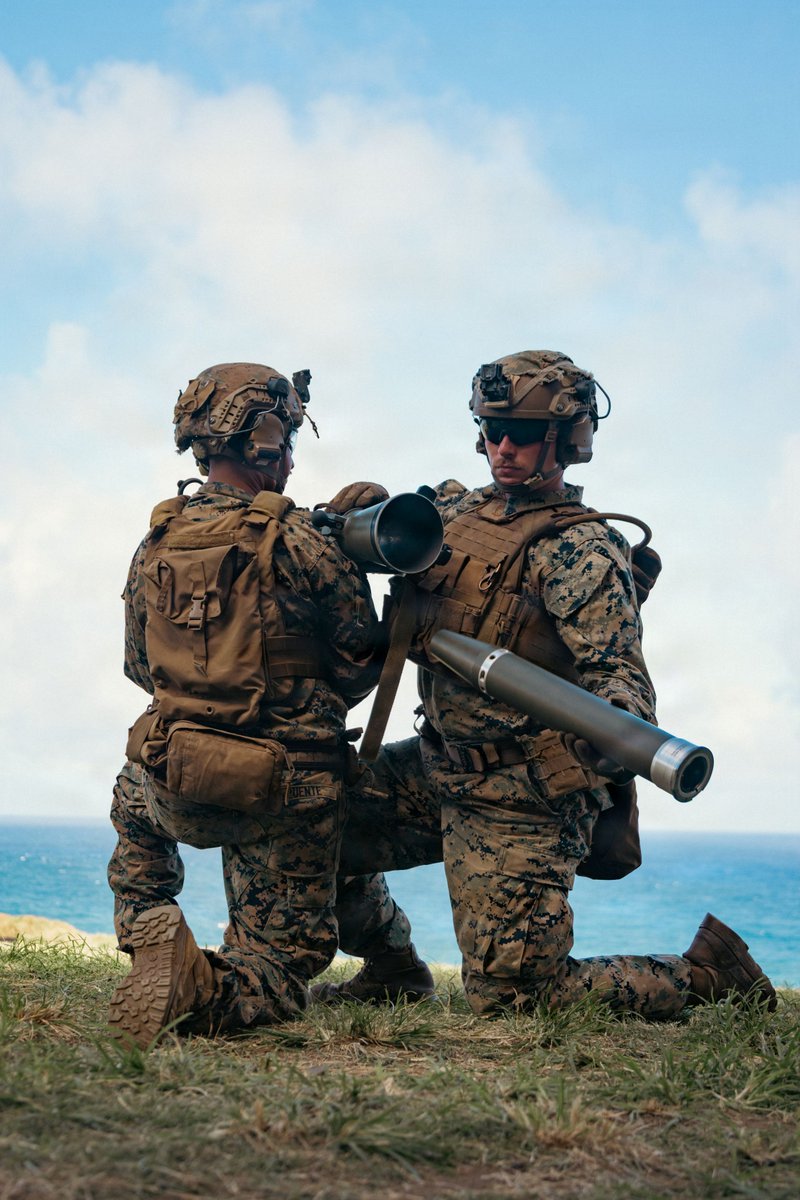 DeptofWar's tweet photo. Marines enhance their combat readiness and strategic decision-making skills during small-unit live-fire drills at Marine Corps Base Hawaii. https://t.co/nPg4MfJuHb
