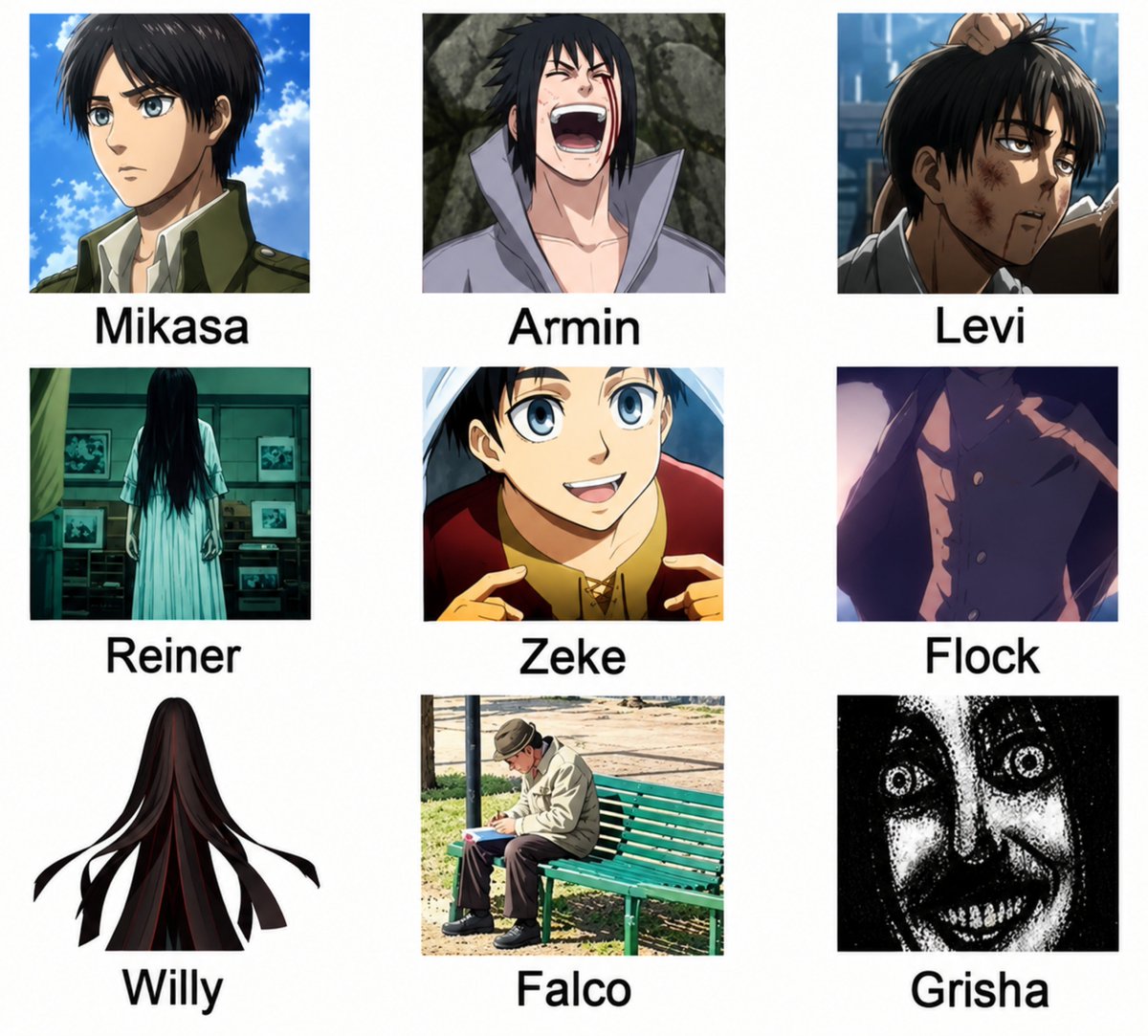 viztur's tweet photo. How they see Eren https://t.co/KfhljTFrsS
