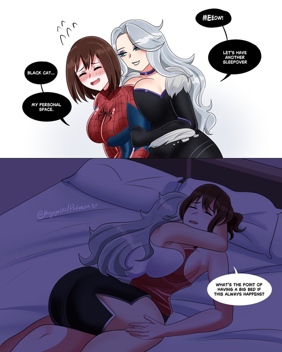 keyeye00's tweet photo. Petra parker and Black cat
- SFW #spiderman https://t.co/QB2wdOhQnn
