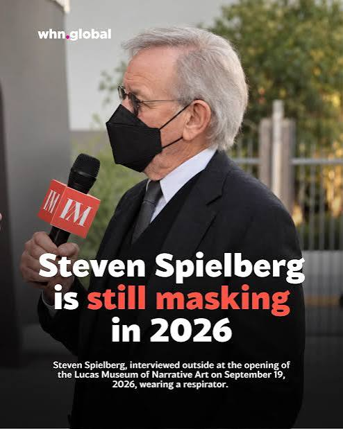 michael_hoerger's tweet photo. You don't have to be Steven Spielberg, Violet Affleck, and Jonas Vingegaard to wear a mask. https://t.co/0nr3bIrCVc