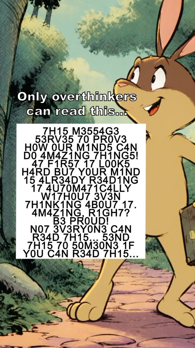 veefriends's tweet photo. Only overthinkers can read this 🤔 https://t.co/XlNCNu8jl1