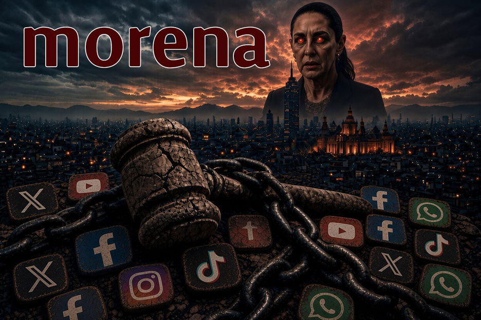 DavidWolf777's tweet photo. The #morena socialist narcoregim wants up to 7 years in prison for memes and parodies that criticize their government.

Absolute madness what's happening with the "comrades" south of the border, the consolidation of a dictatorship.

#Mexico #Narcostate #Sheinbaum #Venezuela2 https://t.co/kPugdLsZuN