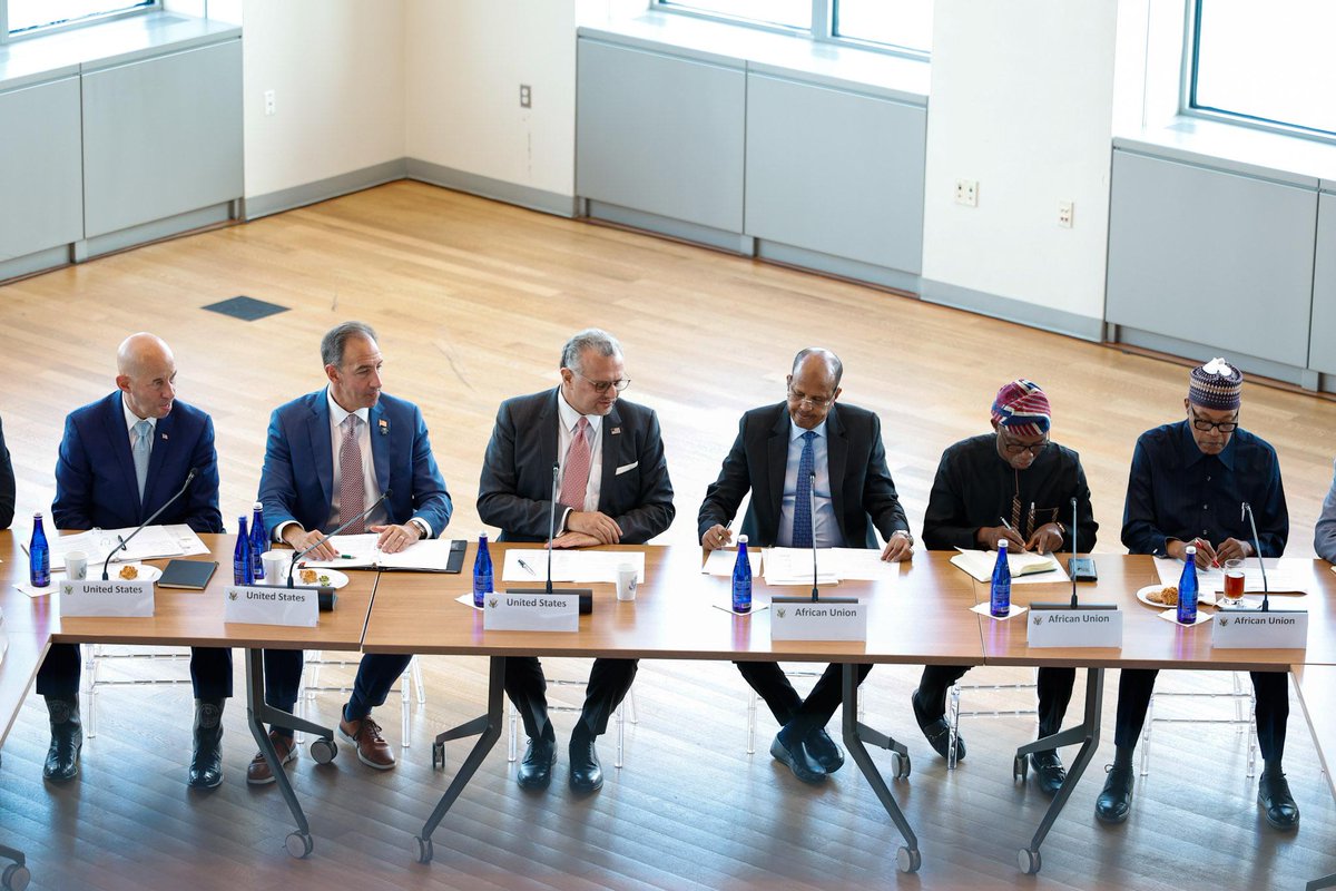_AfricanUnion's tweet photo. The Chairperson of the African Union (AU) Commission, H.E. Mahmoud Ali Youssouf, co-chaired, with the United States, a high-level meeting of the Quad and Quintet on #Sudan, marking the first time the two coordination formats convened together.

In his opening remarks, the Chairperson @ymahmoudali stressed that the meeting must translate into convergence & action. He underscored the gravity of the war, its growing regional spillovers & the burden on neighbouring countries hosting millions of refugees.

He called for an immediate humanitarian truce & cessation of hostilities as a pathway to a durable ceasefire, reiterating that there is no military solution to the conflict. He stressed the need for an inclusive, Sudanese-owned & Sudanese-led political process leading to the restoration of constitutional order, while preserving Sudan’s unity, sovereignty & territorial integrity and rejecting fragmentation.

The Chairperson also called for greater inclusivity in Sudanese dialogue, & urged an end to external military support fuelling the conflict. He emphasised that humanitarian, security & political tracks must advance in parallel and reinforce one another.

Participants identified practical areas for follow-up calling for closer alignment of the political & security tracks, measures to reduce violence & protect civilians, & preparations for monitoring & verification of any agreement.

They reaffirmed focus on ending the conflict, alleviating humanitarian suffering & supporting an inclusive Sudanese political process. They highlighted ongoing work on a humanitarian declaration & the need to address external military interference.

The meeting called for stronger operational coordination between the Quad & Quintet, a shared roadmap linking humanitarian action, cessation of hostilities & civilian dialogue, & more regular coordination between technical teams.

The Quintet stressed deeper engagement with Sudanese civilian constituencies & efforts to bring diverse civilian groups together around an inclusive political process.

In his closing remarks, the AU Commission Chairperson called for the two platforms to move from convergence to systematic & operational coordination, helping overcome fragmentation.

He identified three core priorities: humanitarian truce; cessation of hostilities; and an all-inclusive, Sudanese-owned dialogue.

He commended the United States for its engagement with Sudanese stakeholders & recognised the tireless efforts of Senior Adviser Massad Boulos, while expressing appreciation for IGAD, UN, EU & other partners supporting efforts to bring peace to Sudan.

Read @ https://t.co/lj2CRbtYdB

@StateDept @EU_Commission
@AsstSecStateAF
@AUC_PAPS @arableague_gs