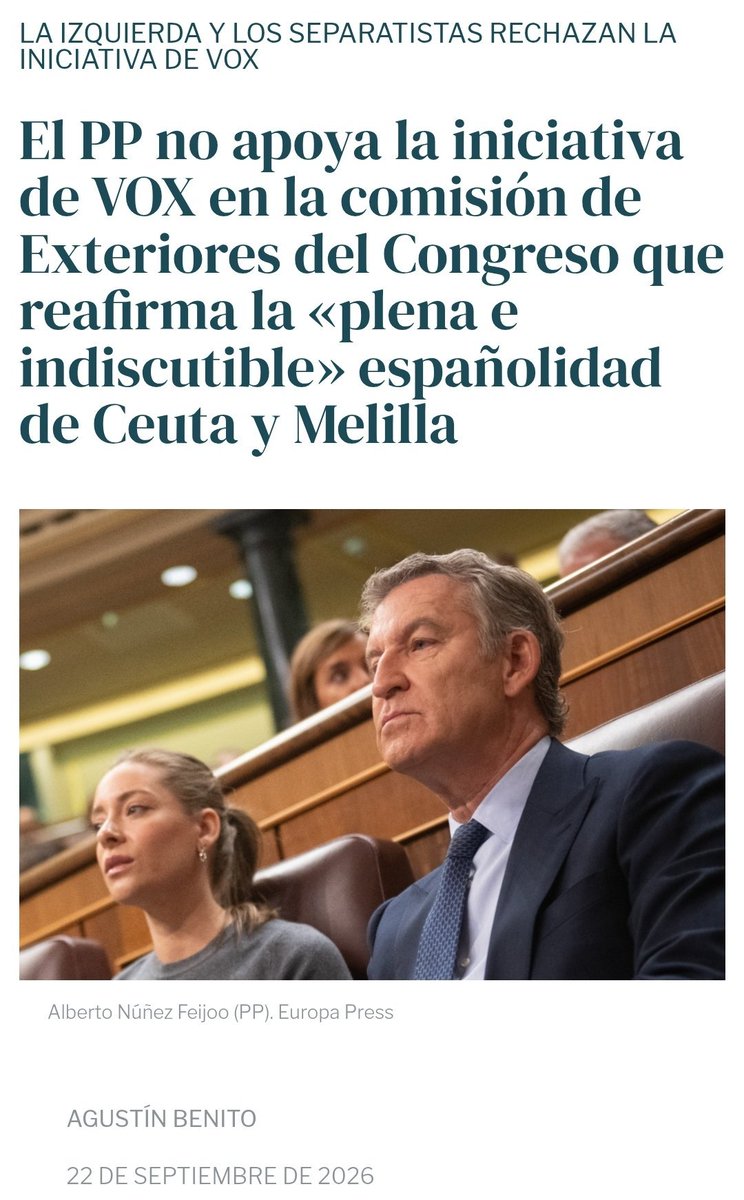 Antonio98225865's tweet photo. @Actualidad_Pol Con estos traidores a España normal que #Vox sea la única opción #PPtraidores https://t.co/iparfyG4gs