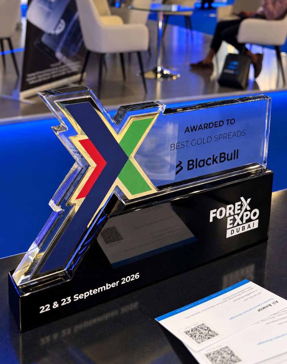 blackbull's tweet photo. 2 years in a row! Awarded Best Gold Spreads at the largest trading expo in the world #ForexExpoDubai https://t.co/bMhtQq3pka