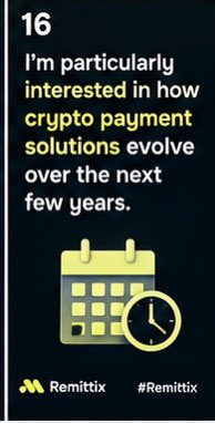LaurentBalat's tweet photo. 💳 I’m particularly interested in how crypto payment solutions evolve over the next few years. #Remittix https://t.co/s6WVwEDos3