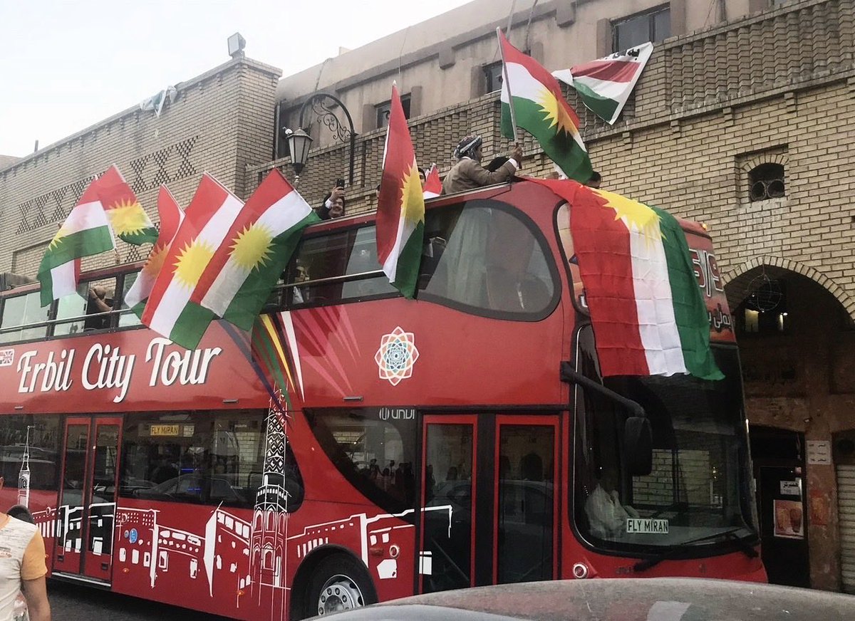 sfrantzman's tweet photo. Nine years ago; September 25, 2017 the independence referendum in the Kurdistan Region, a few photos https://t.co/pA6g2i2jnS