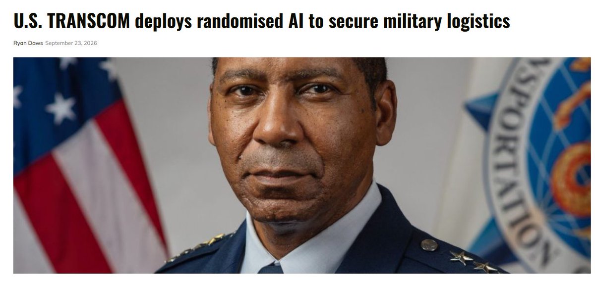Shri_Krii's tweet photo. injecting controlled unpredictability into global military distribution directly tackles the fundamental weakness of commercial supply chain optimization. 

in a contested combat theater, the absolute shortest route is also the most predictable and easily targeted vector for adversary interdiction. 

using adaptive AI models to continuously randomise delivery nodes introduces a necessary layer of operational friction to degrade enemy tracking capabilities. 

real world military resilience ultimately demands sacrificing short term efficiency for survivability