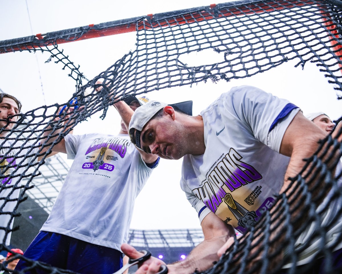 UDMLAX's tweet photo. The celebration was on for HC @charliehayes17  and the @PLLWaterdogs  after another @PremierLacrosse  title #DetroitsCollegeTeam ⚔️ https://t.co/C8zxMLFftA