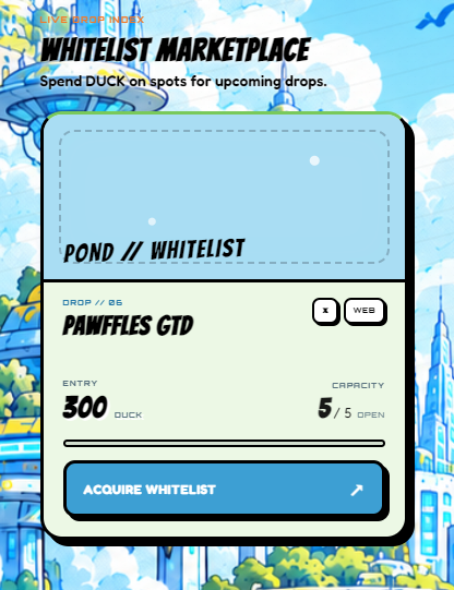 RoboDucksRH's tweet photo. The marketplace has its first whitelist listing, many more to come, holders only of course.

Make sure to get in!

The winner of the Urchin Frens giveaway has been picked, go check if you won! https://t.co/b2GowHaEim