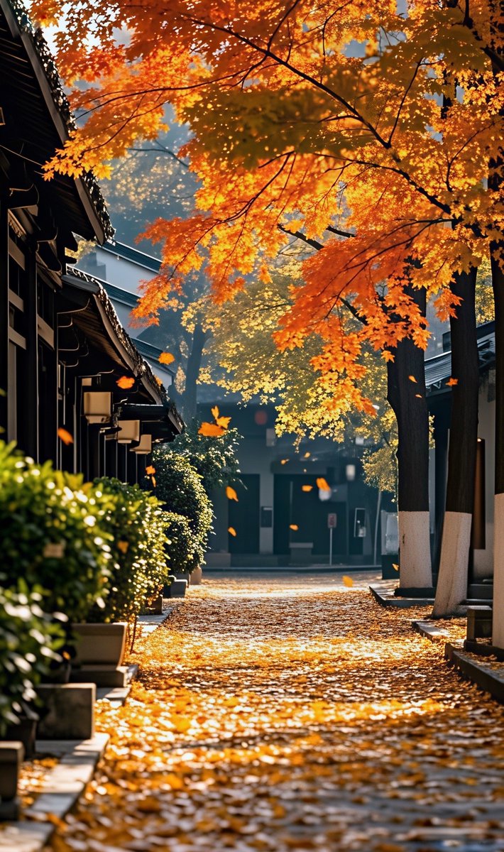 RaffiEckert's tweet photo. Loving the crisp autumn breeze and golden leaves today—perfect for a walk with a warm latte in hand.， https://t.co/TnqBa3V1n4