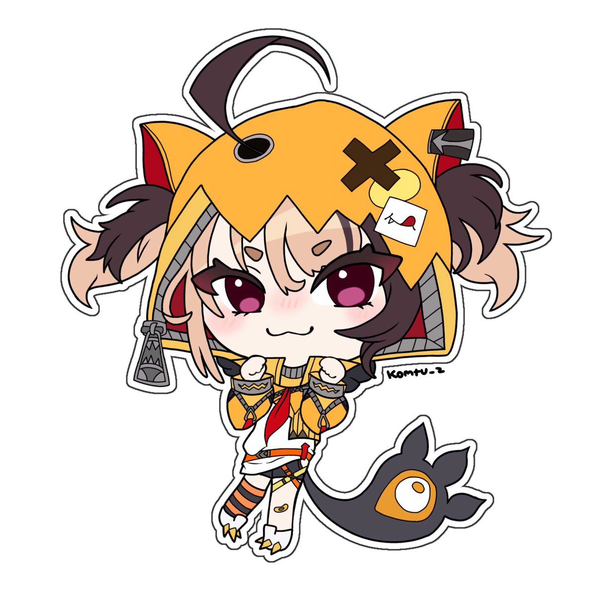 Komtu_z's tweet photo. I finished it!!!🧡 Gremmm

#rkggk

Tysm Gigi for noticing my art🥹 https://t.co/vqph7VOqCH