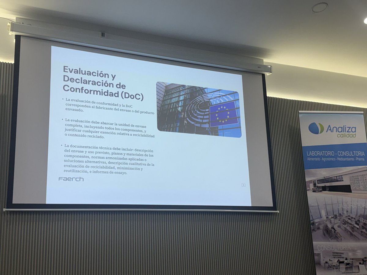 LuisMGallego's tweet photo. El nuevo #Reglamento Europeo sobre #Envases y #Residuos de #Envases (#PPWR, Packaging and Packaging Waste Regulation) marca un cambio significativo en la gestión de los #envases dentro de la #UniónEuropea
#JornadasAnaliza
Francesc Vila . Delegado Faerch https://t.co/gTZLYDuVRM