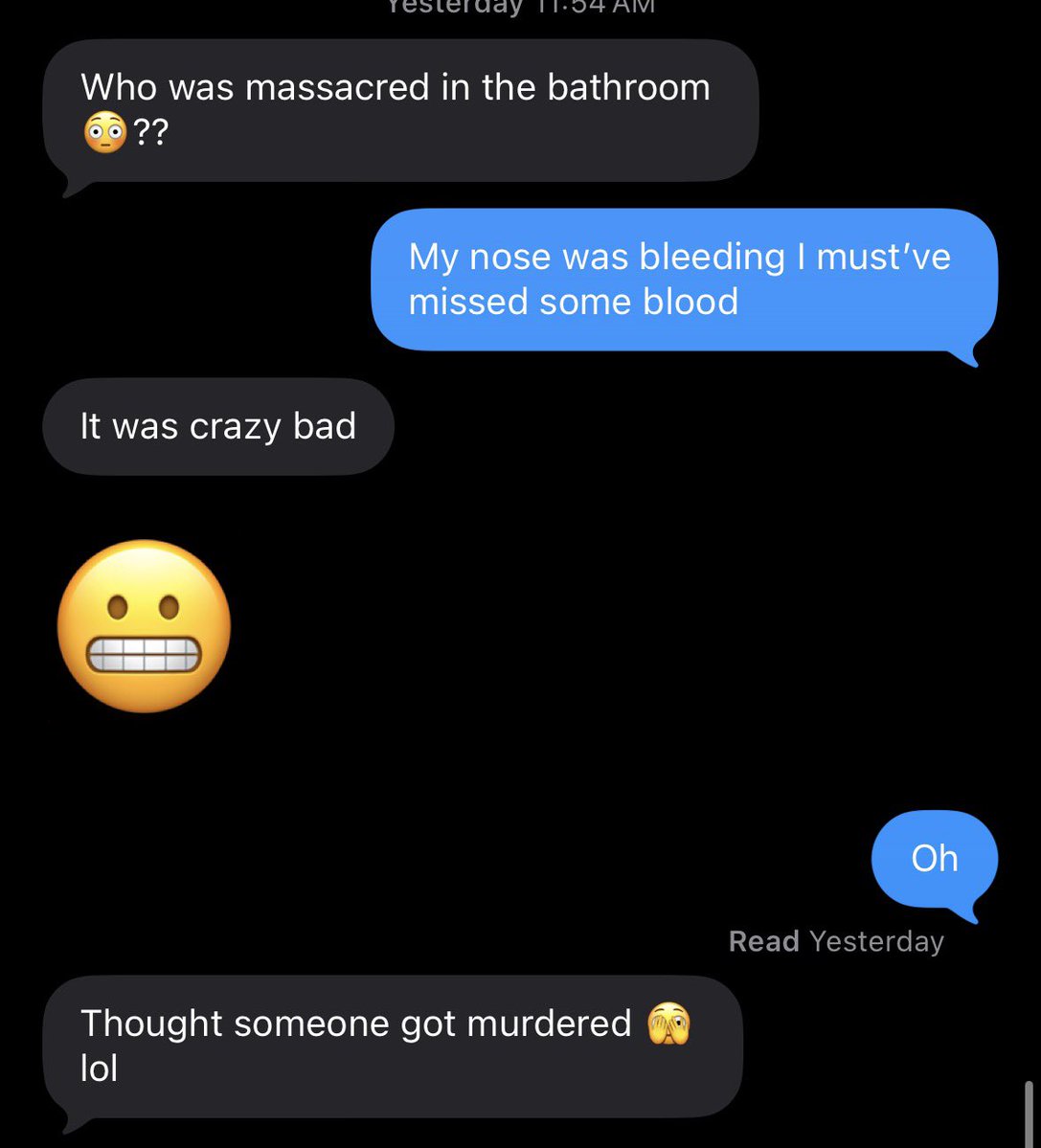 SHartdih's tweet photo. I was high and forgot to clean some of the blood after cutting…..this is what my mom texted me the next morning #slittwt #shedtwt #shed #sharm #sh https://t.co/RsoB3iYWk2