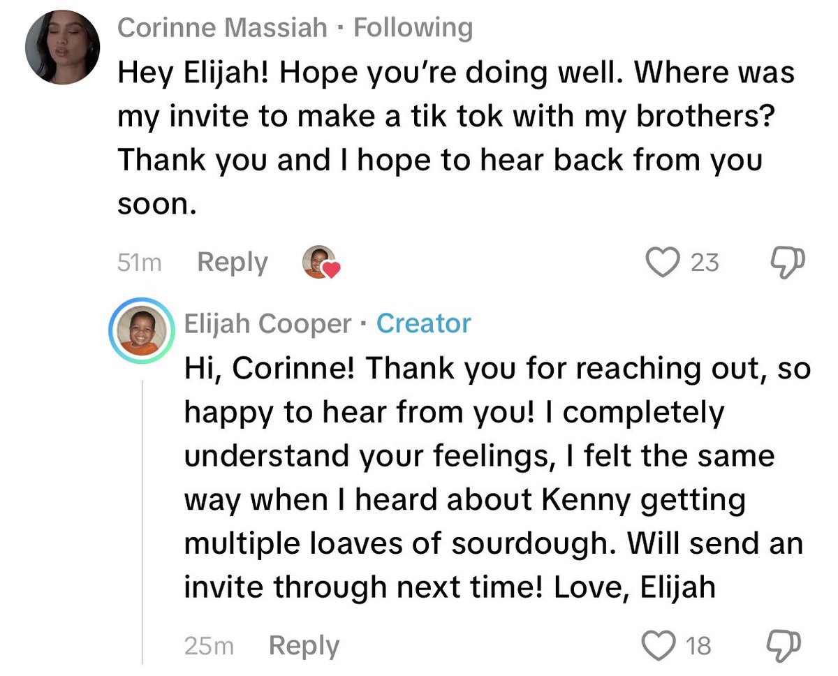 ibytames's tweet photo. corinne calling ostark and elijah her brothers 😭😭😭 I NEVER WANNA HEAR SHIT ABOUT BUCKHARRYMAY NOT BEING SIBLINGS AGAIN https://t.co/BPOvvIts0a
